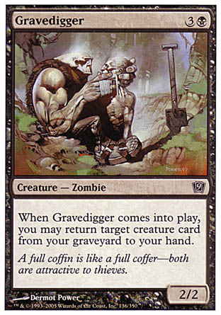 Gravedigger (9th Edition) Near Mint Foil