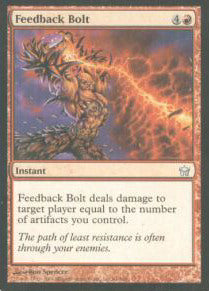 Feedback Bolt (Fifth Dawn) Near Mint Japanese