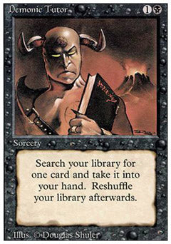 Demonic Tutor (Revised) Near Mint