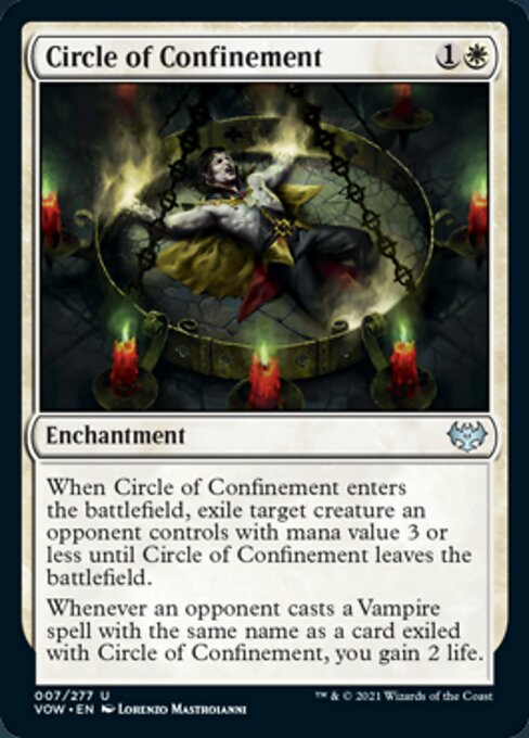 Circle of Confinement (Innistrad: Crimson Vow) Near Mint