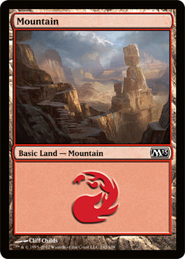 Mountain (242) (Magic 2013 Core Set) Light Play