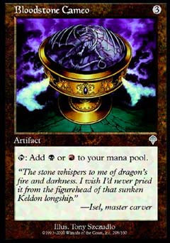 Bloodstone Cameo (Invasion) Near Mint Foil