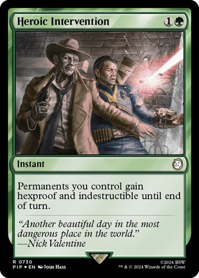 Heroic Intervention (Surge Foil) (Universes Beyond: Fallout) Near Mint