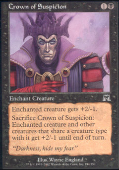 Crown of Suspicion (Onslaught) Near Mint Foil