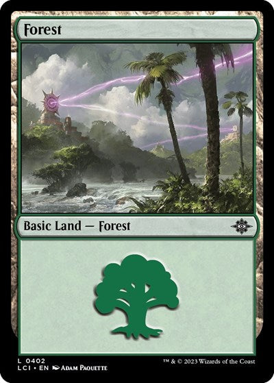 Forest (0402) (The Lost Caverns of Ixalan) Near Mint Foil
