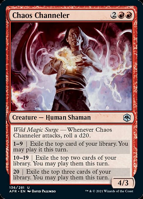 Chaos Channeler (Adventures in the Forgotten Realms) Near Mint Foil