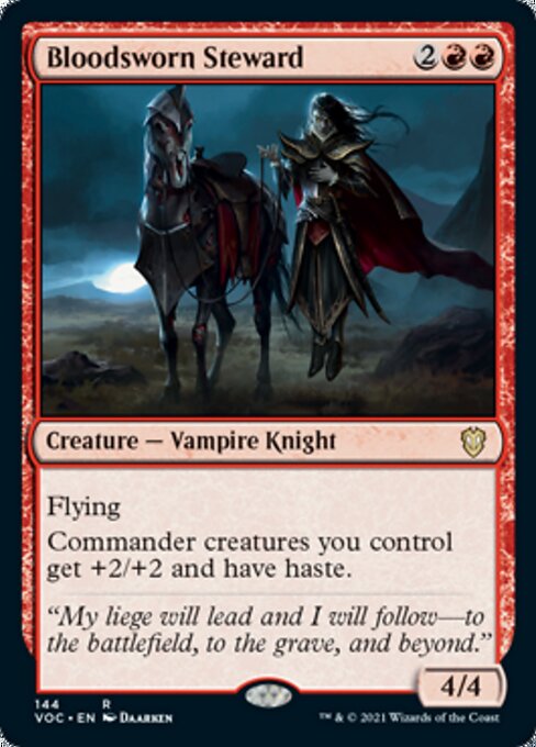 Bloodsworn Steward (Commander 2021 Crimson Vow) Near Mint