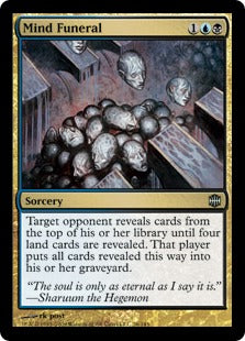 Mind Funeral (Alara Reborn) Near Mint Foil