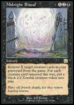 Midnight Ritual (Mercadian Masques) Near Mint