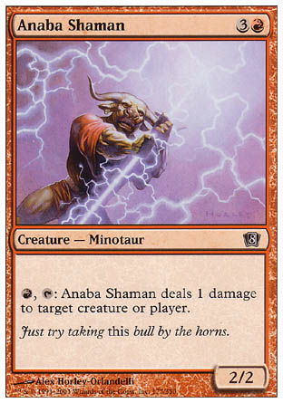Anaba Shaman (8th Edition) Light Play Foil