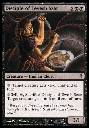 Disciple of Tevesh Szat (Coldsnap) Light Play Foil