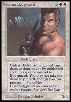 Veteran Bodyguard (Beta) Near Mint