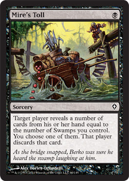 Mire's Toll (Worldwake) Near Mint Foil