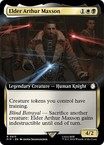 Elder Arthur Maxson (Extended Art) (Universes Beyond: Fallout) Near Mint