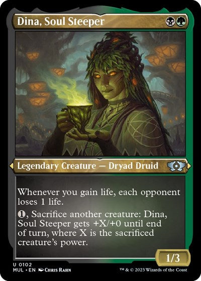 Dina, Soul Steeper (Foil Etched) (March of the Machine: Multiverse Legends) Near Mint