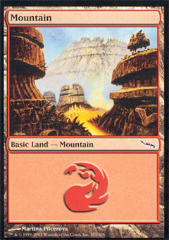 Mountain (301) (Mirrodin) Good