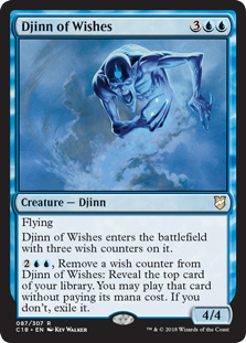 Djinn of Wishes (Commander 2018) Near Mint