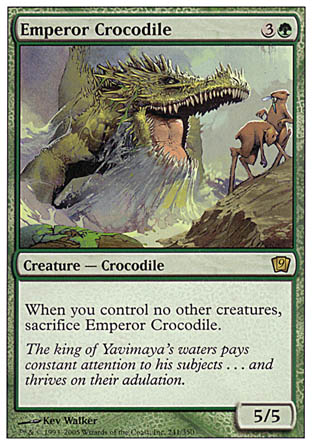 Emperor Crocodile (9th Edition) Near Mint Foil