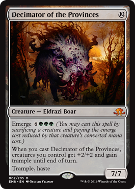 Decimator of the Provinces (Eldritch Moon) Near Mint Foil
