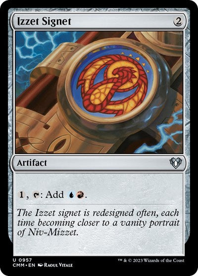 Izzet Signet (Commander Masters) Near Mint