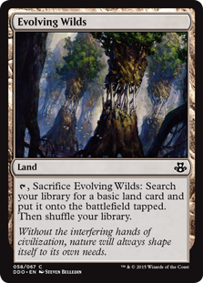 Evolving Wilds (Duel Decks: Kiora vs Elspeth) Near Mint