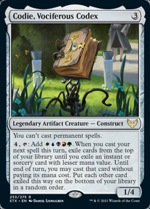 Codie, Vociferous Codex (Strixhaven) Near Mint Foil