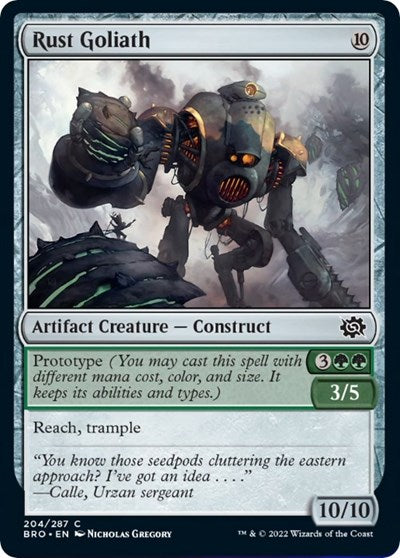 Rust Goliath (The Brothers' War) Near Mint Foil
