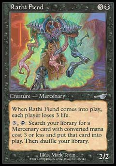 Rathi Fiend (Nemesis) Near Mint