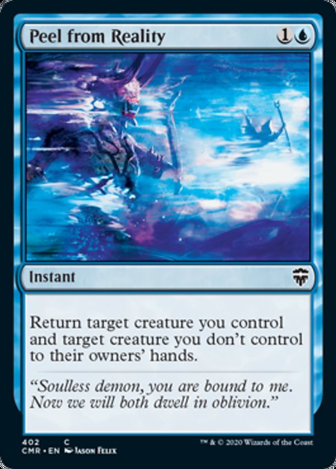 Peel from Reality (Commander 2020 Commander Legends) Near Mint