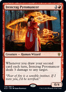 Irencrag Pyromancer (Throne of Eldraine) Near Mint Foil