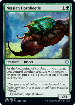 Nessian Hornbeetle (Theros Beyond Death) Near Mint Foil