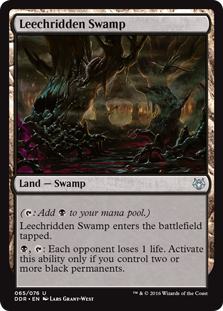 Leechridden Swamp (Duel Decks: Nissa vs Ob Nixilis) Near Mint