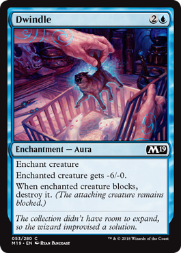 Dwindle (Magic 2019 Core Set) Near Mint