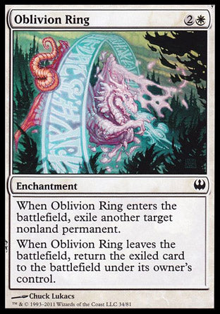 Oblivion Ring (Duel Decks: Knights vs Dragons) Near Mint
