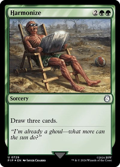 Harmonize (Surge Foil) (Universes Beyond: Fallout) Near Mint