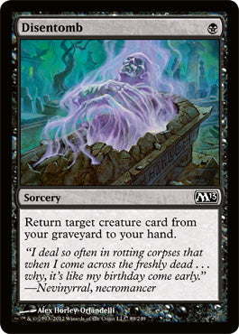 Disentomb (Magic 2013 Core Set) Near Mint Foil