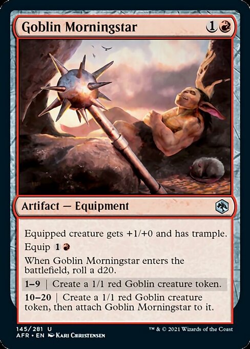 Goblin Morningstar (Adventures in the Forgotten Realms) Near Mint Foil