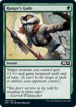 Ranger's Guile (Magic 2021 Core Set) Near Mint Foil