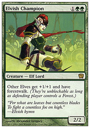 Elvish Champion (9th Edition) Near Mint Foil