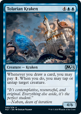 Tolarian Kraken (Magic 2021 Core Set) Near Mint Foil