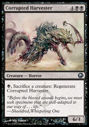 Corrupted Harvester (Scars of Mirrodin) Near Mint Foil