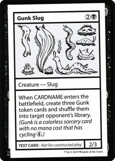 Gunk Slug (No PW Symbol) (Mystery Booster Test Print 2021) Near Mint