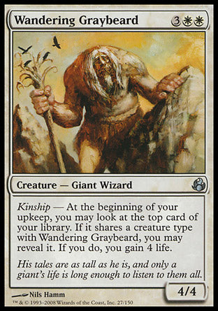 Wandering Graybeard (Morningtide) Near Mint