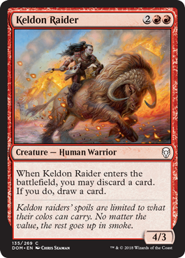 Keldon Raider (Dominaria) Near Mint Foil