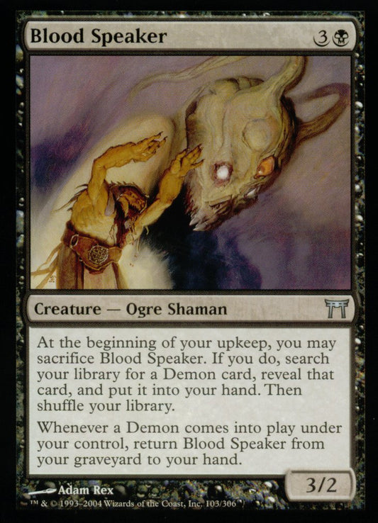 Blood Speaker (Champions of Kamigawa) Near Mint Foil