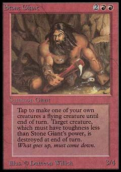 Stone Giant (Beta) Near Mint