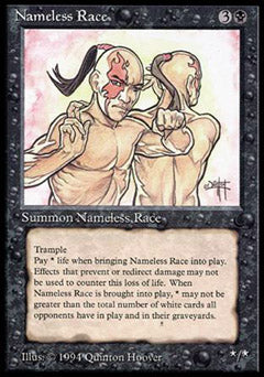 Nameless Race (The Dark) Light Play