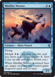 Mistfire Weaver (Khans of Tarkir) Near Mint Foil