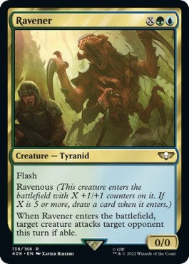 Ravener (Surge Foil) (Universes Beyond: Warhammer 40K) Near Mint
