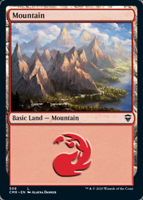 Mountain (508) (Commander 2020 Commander Legends) Near Mint